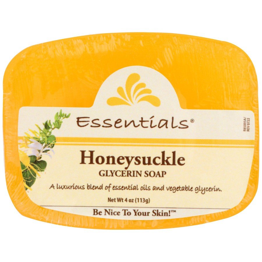 Clearly Natural Soap (Glycerine)-Honeysuckle 4 oz Bar Soap