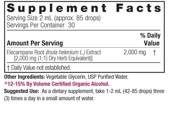 Nature&#39;s Answer Elecampane Root Extract 2 oz Liquid