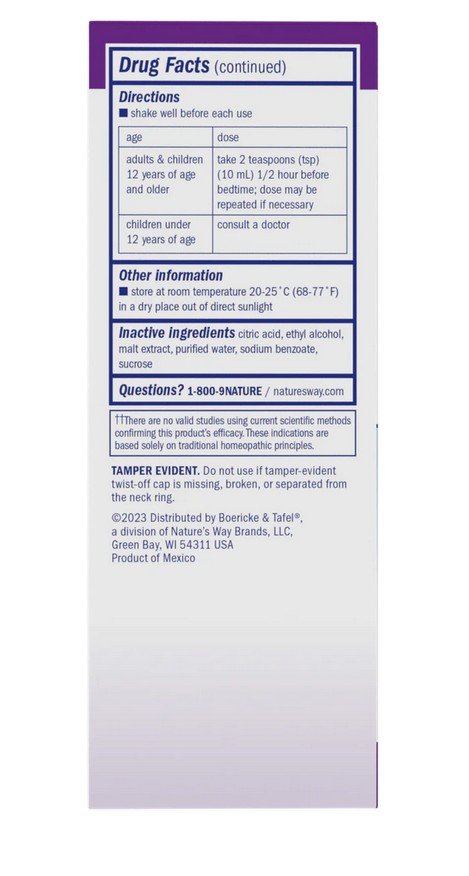 Boericke & Tafel Cough & Bronchial Syrup-Nighttime 8 Oz Liquid ...