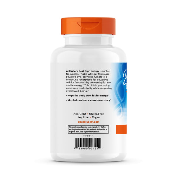 Doctors Best L-Carnitine Fumarate 180 VegCap - VitaminLife