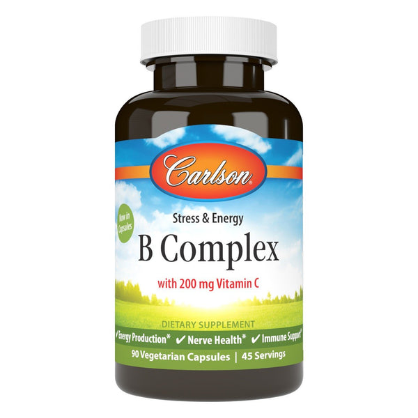 Carlson Laboratories B Complex 90 Capsule - VitaminLife