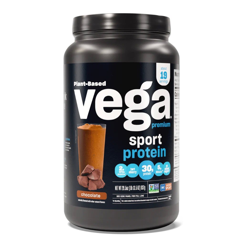 Vega Sport Premium - Plant-Based Protein Powder - Chocolate 29.5 oz Powder