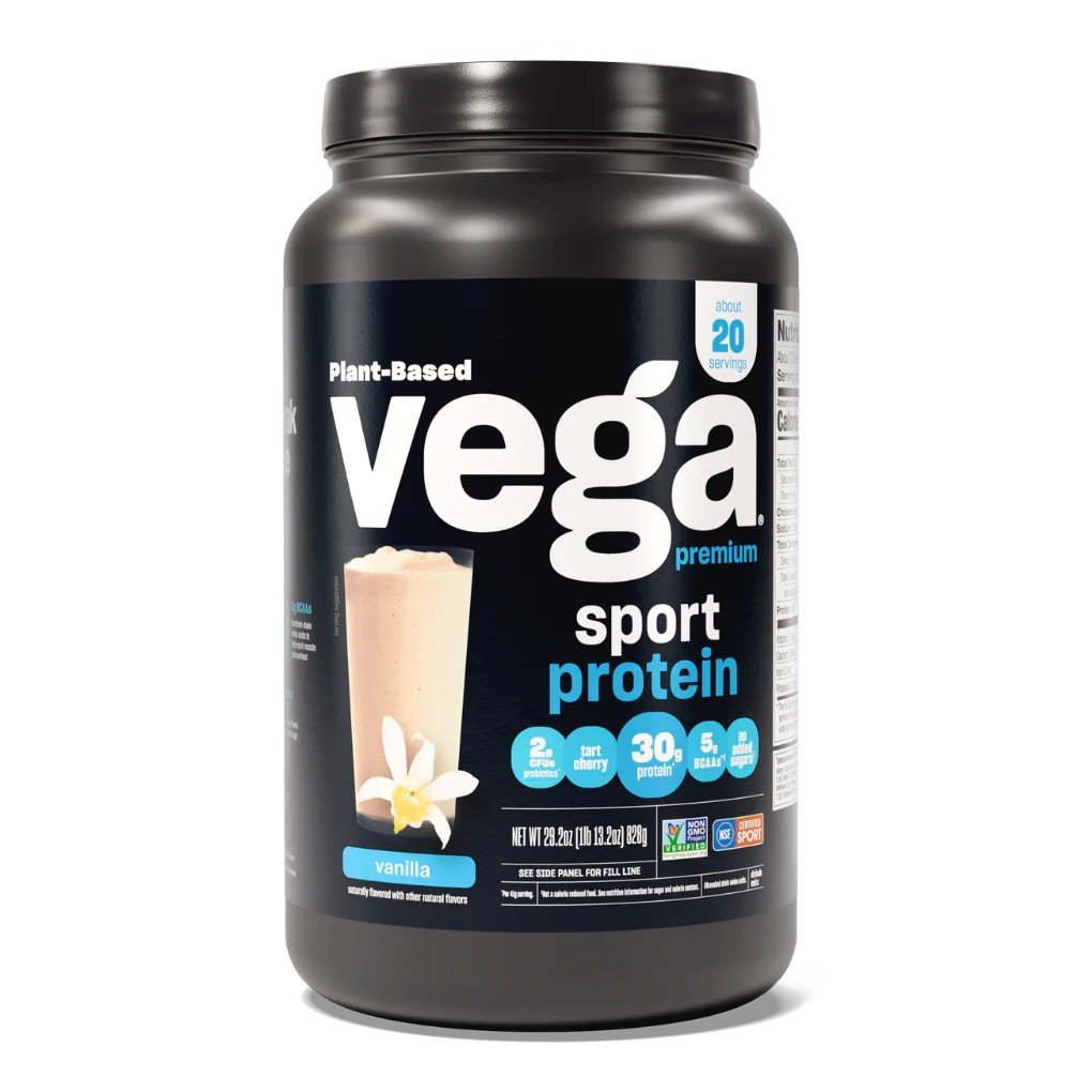 Vega Vega Sport Premium - Plant-Based Protein Powder - Vanilla 29.2 oz Powder