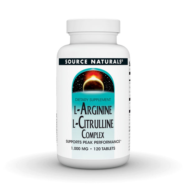 Source Naturals Inc. L Arginine L Citrulline Complex 120 Tablet