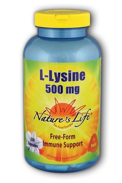 Natures Life L-Lysine 500mg 250 Capsule