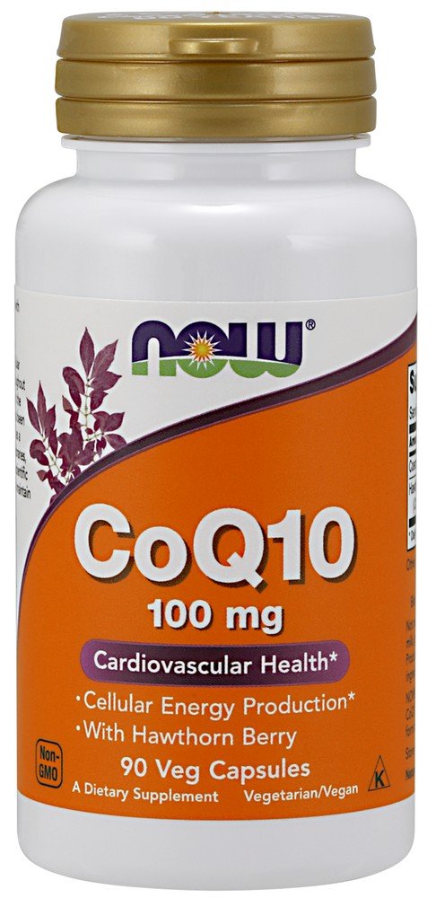 Now Foods CoQ10 100mg with Hawthorn Berry 90 VegCap
