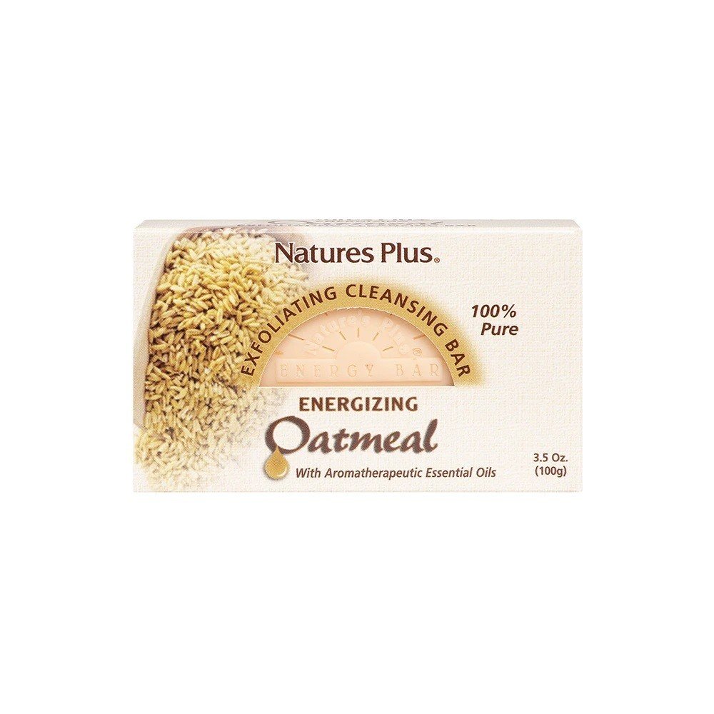 Nature&#39;s Plus Oatmeal Exfoliating Soap 3.5 oz Bar