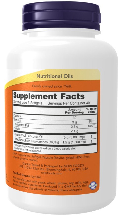 Triple Strength MCT Oil 3,000 mg - Pacific Nature's®