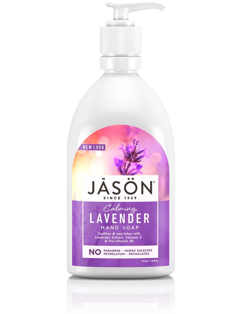 Jason Natural Cosmetics Calming Lavender Hand Soap 16 oz Liquid