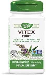 Nature&#39;s Way Vitex Fruit 100 Vegtarian Capsule