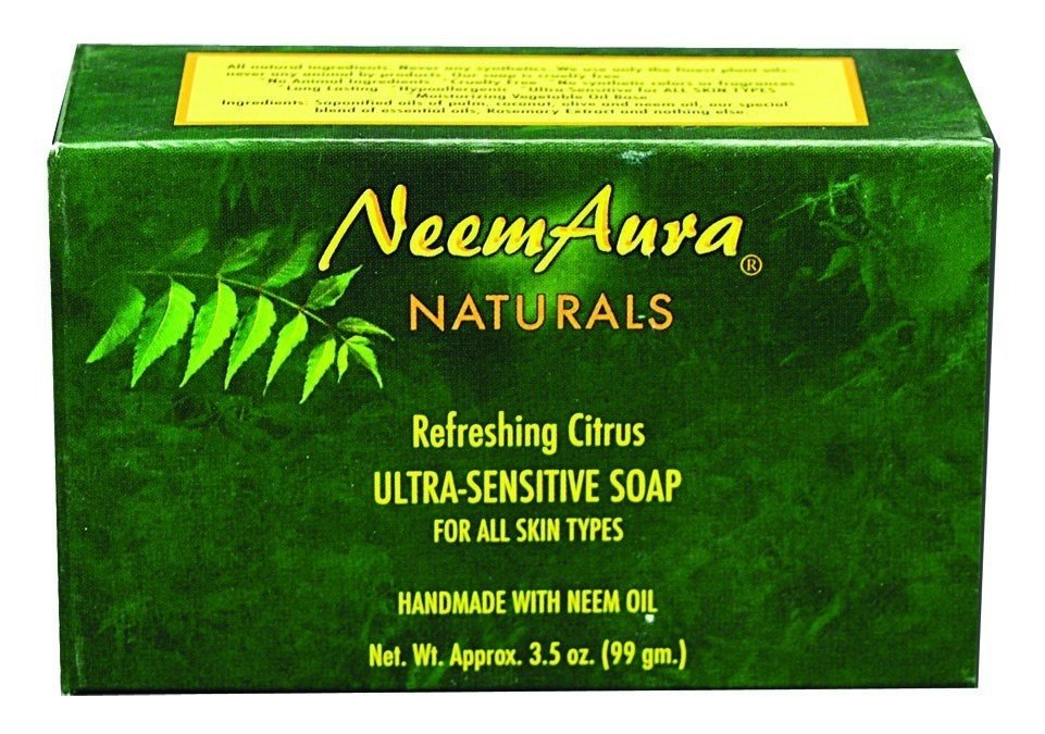 Neem Aura Neem Soap Ultra Sensitive 3.75 oz Bar Soap