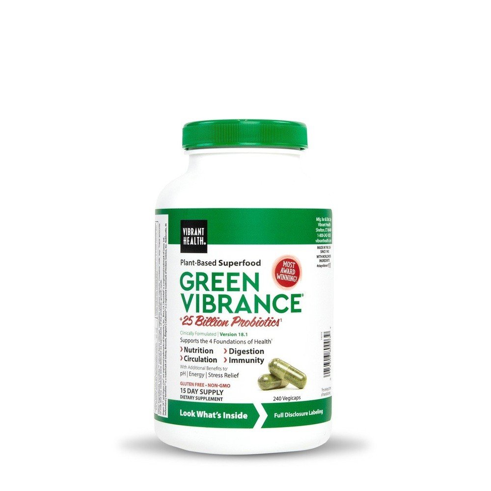 Vibrant Health Green Vibrance Capsules 240 VegCap