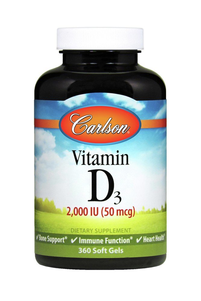 Carlson Laboratories Vitamin D 2000 IU 360 Softgel