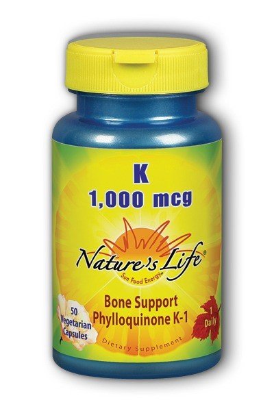 Natures Life Vitamin K 1000 mcg 50 VegCap