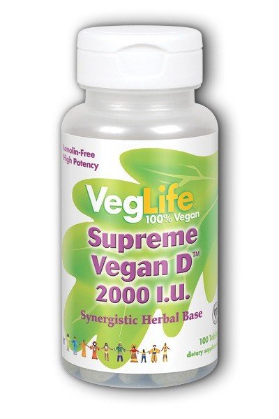 VegLife Supreme Vegan D 2000 IU 100 Tablet
