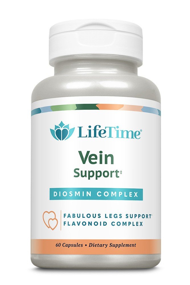 Vein Support | LifeTime | Diosmin Complex | Flavonoid Complex | Leg Support | Dietary Supplement | 60 Capsules | VitaminLife