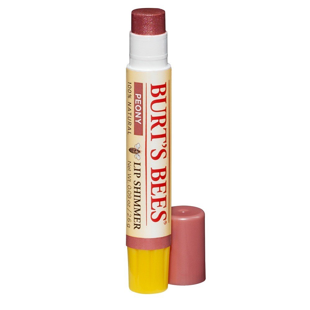 Burt&#39;s Bees Lip Shimmer Peony 0.09 oz Stick