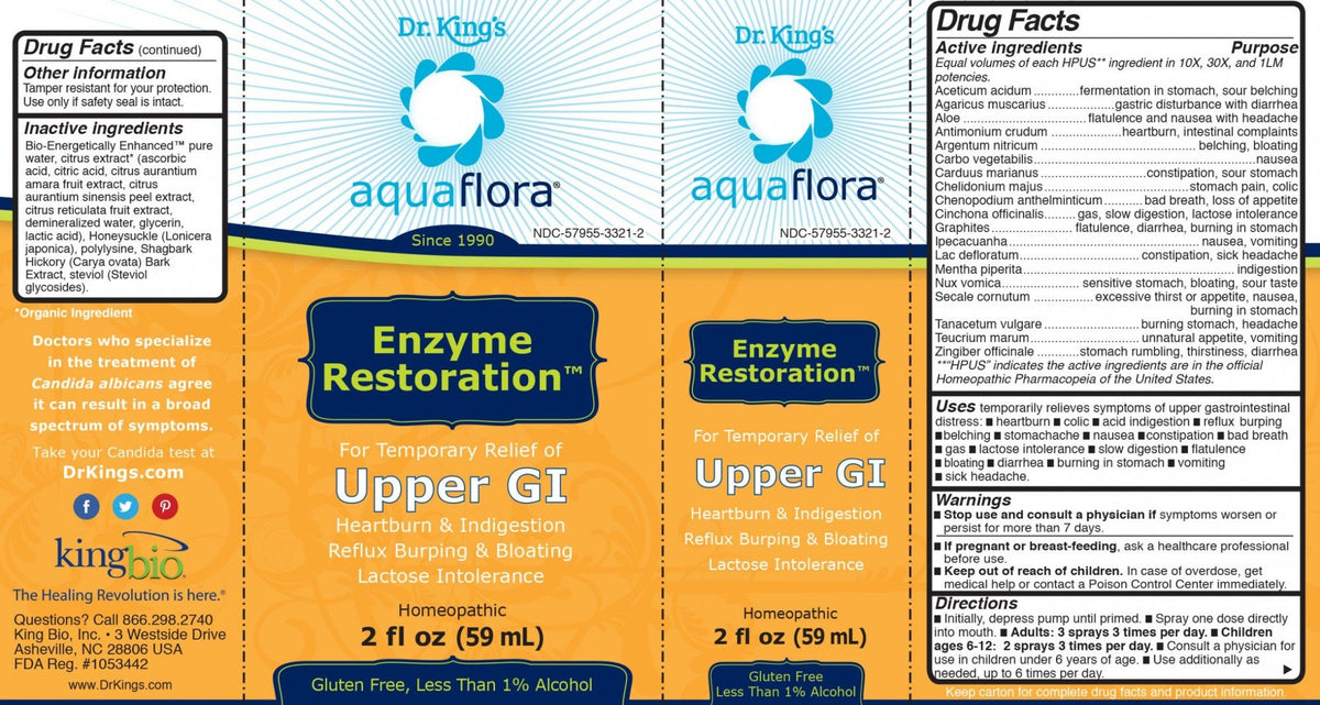 Aqua Flora Enzyme Restoration Plus 2 oz Liquid