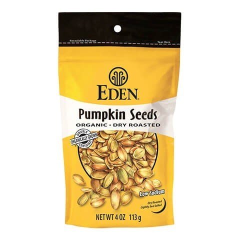 Eden Organic Organic Pumpkin Seeds Dry Roasted Salted 4 oz Seed