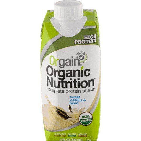Orgain Sweet Vanilla Bean RTD Meal Replacement 11 oz Liquid