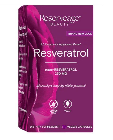 Reserveage Resveratrol 250mg 30 Capsule