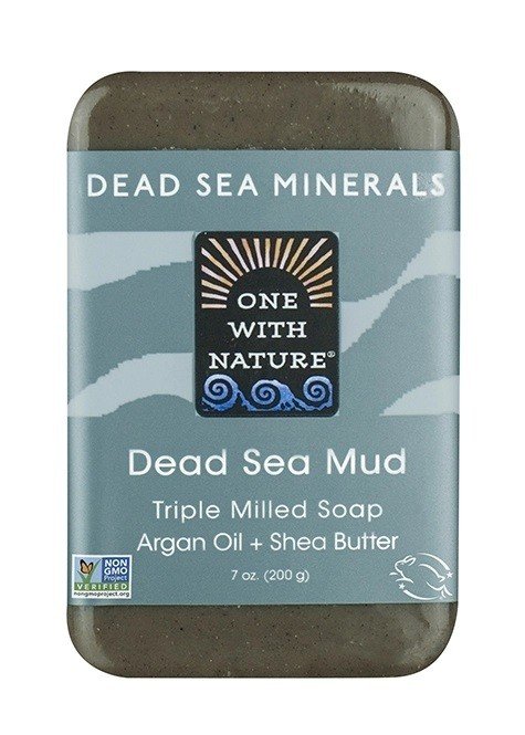 One With Nature Dead Sea Minerals Mud Soap 7 oz Bar Soap