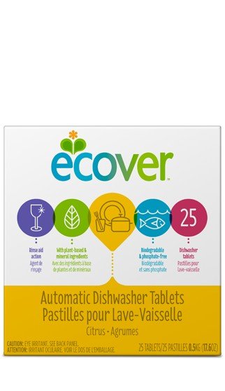 Ecover Ecological Dishwasher Tablets 17.6 oz (25 tablets) Tablet