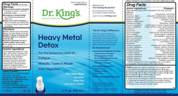 Dr King Natural Medicine Heavy Metal Detox 2 oz Liquid