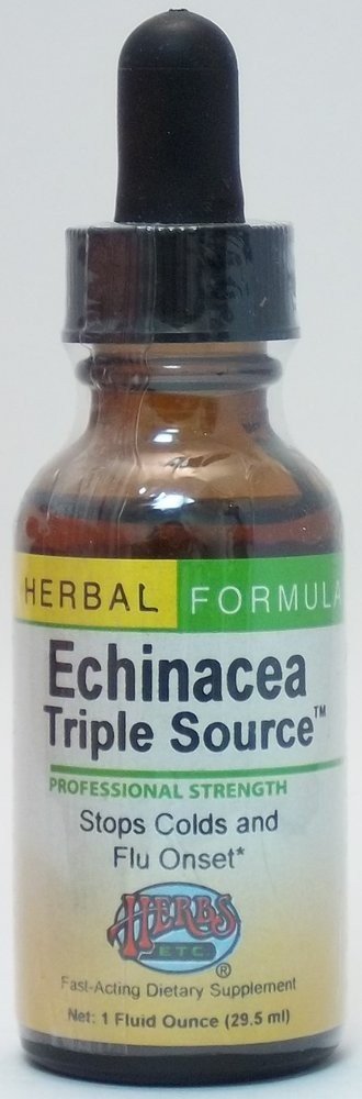 Herbs Etc Echinacea Triple Source 1 oz Liquid