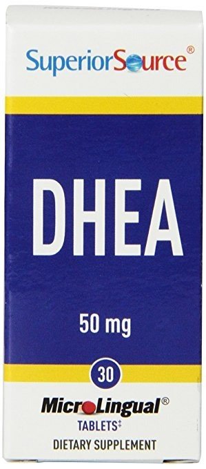 Superior Source DHEA 50 mg 30 Sublingual Tablet