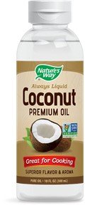 Nature&#39;s Way Liquid Coconut Premium Oil 20 oz Liquid