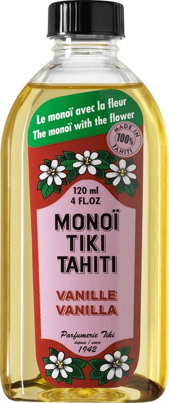 Monoi Tiare Cosmetics Coconut Oil Vanilla 4 oz Oil