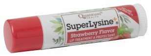Super Lysine Coldstick | Quantum Health | Lip Treatment | Lip Protectant | Strawberry Flavor | 5 gram Stick | VitaminLife