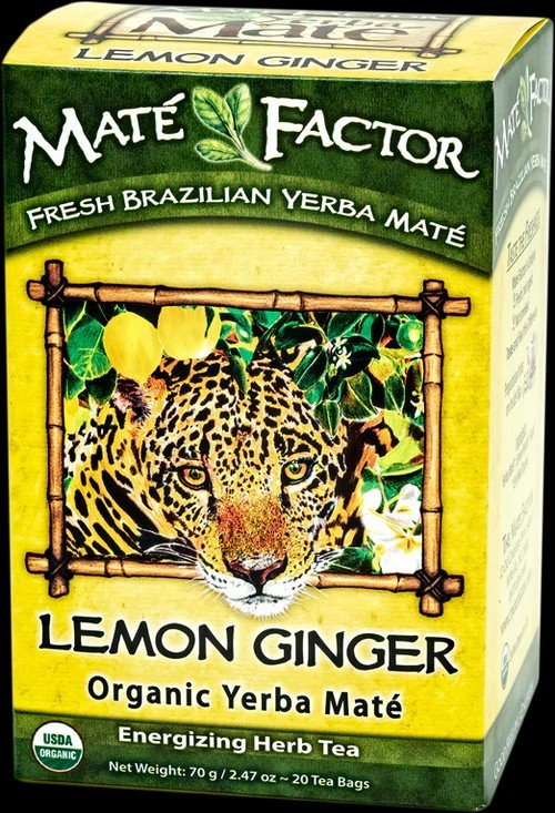 The Mate Factor Lemon Ginger Tea 20 Tea Bag
