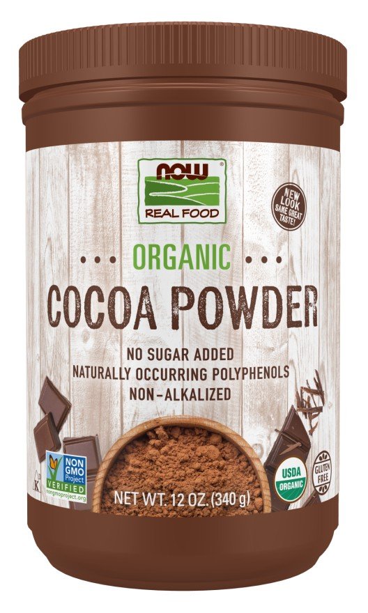 Now Foods Cocoa Lovers Organic Cocoa Powder 12 oz Powder
