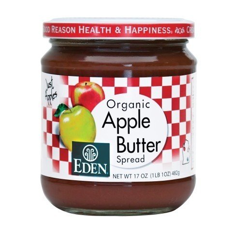 Eden Organic Organic Apple Butter 16 oz Glass Jar