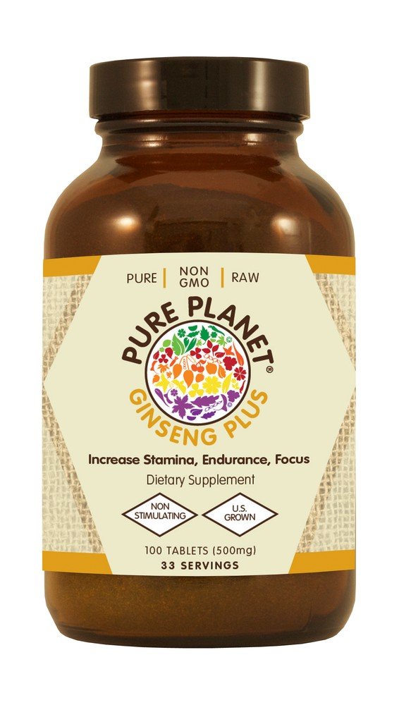 Pure Planet Products Ginseng Plus 500 mg 100 Tablet