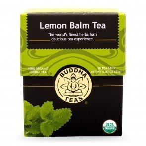 Buddha Teas Lemon Balm Tea 18 Bags Box