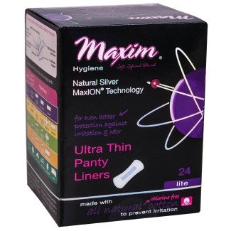 Maxim Hygiene Products Maxion Ultra Thin Pantiliners Light 24 Box