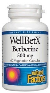 WellBetX Berberine | Natural Factors | Blood Sugar Support | Cardiovascular Support | VitaminLife