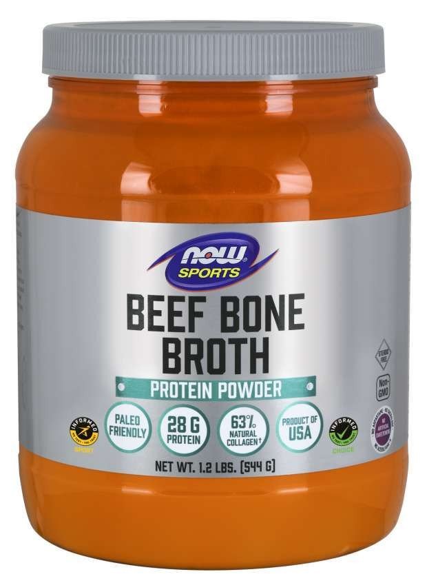 Now Foods Beef Bone Broth Pure Powder 1.2 lbs Powder