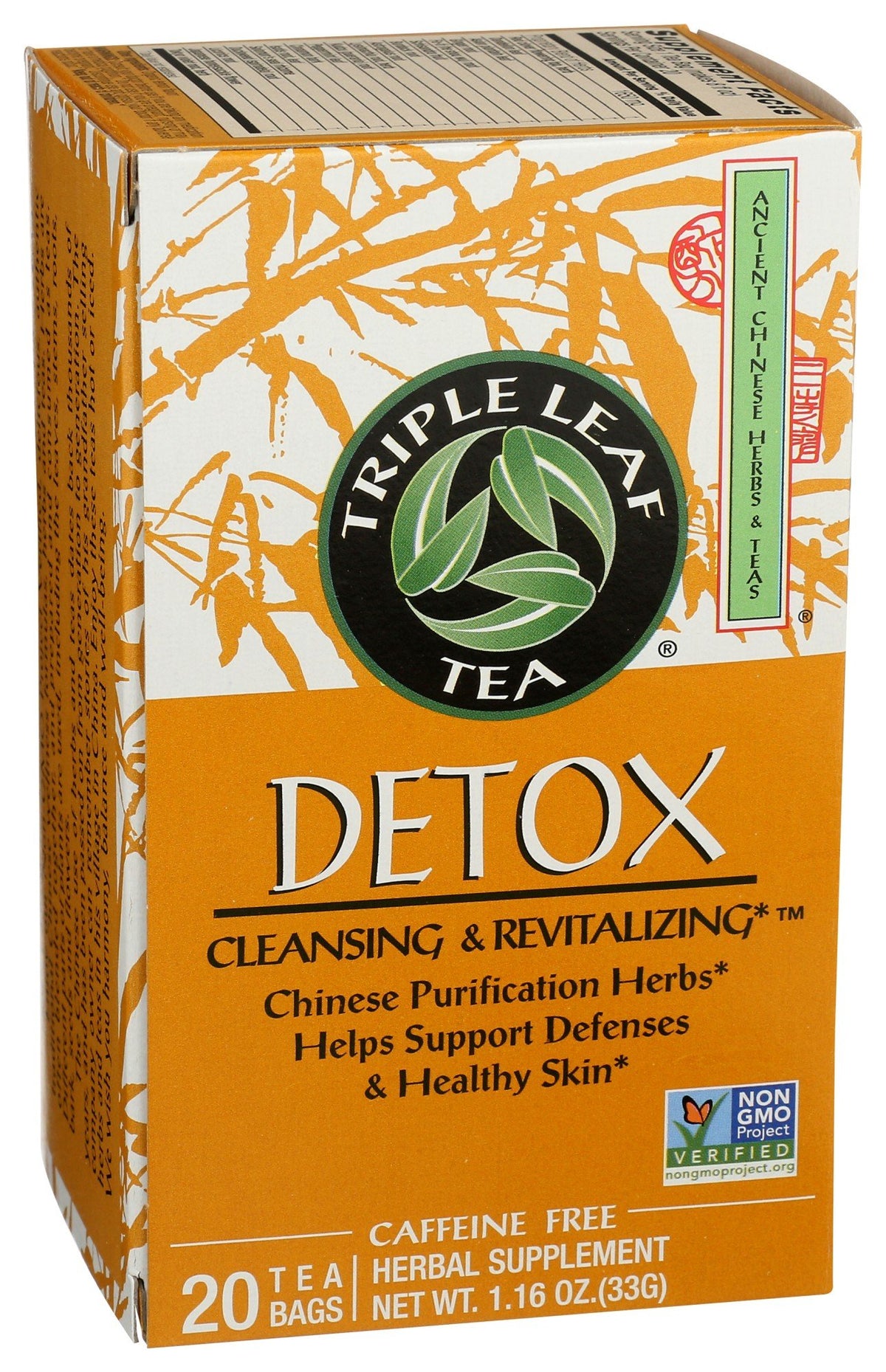 Triple Leaf Tea Chinese Medicinal Tea-Detox 20 Bag