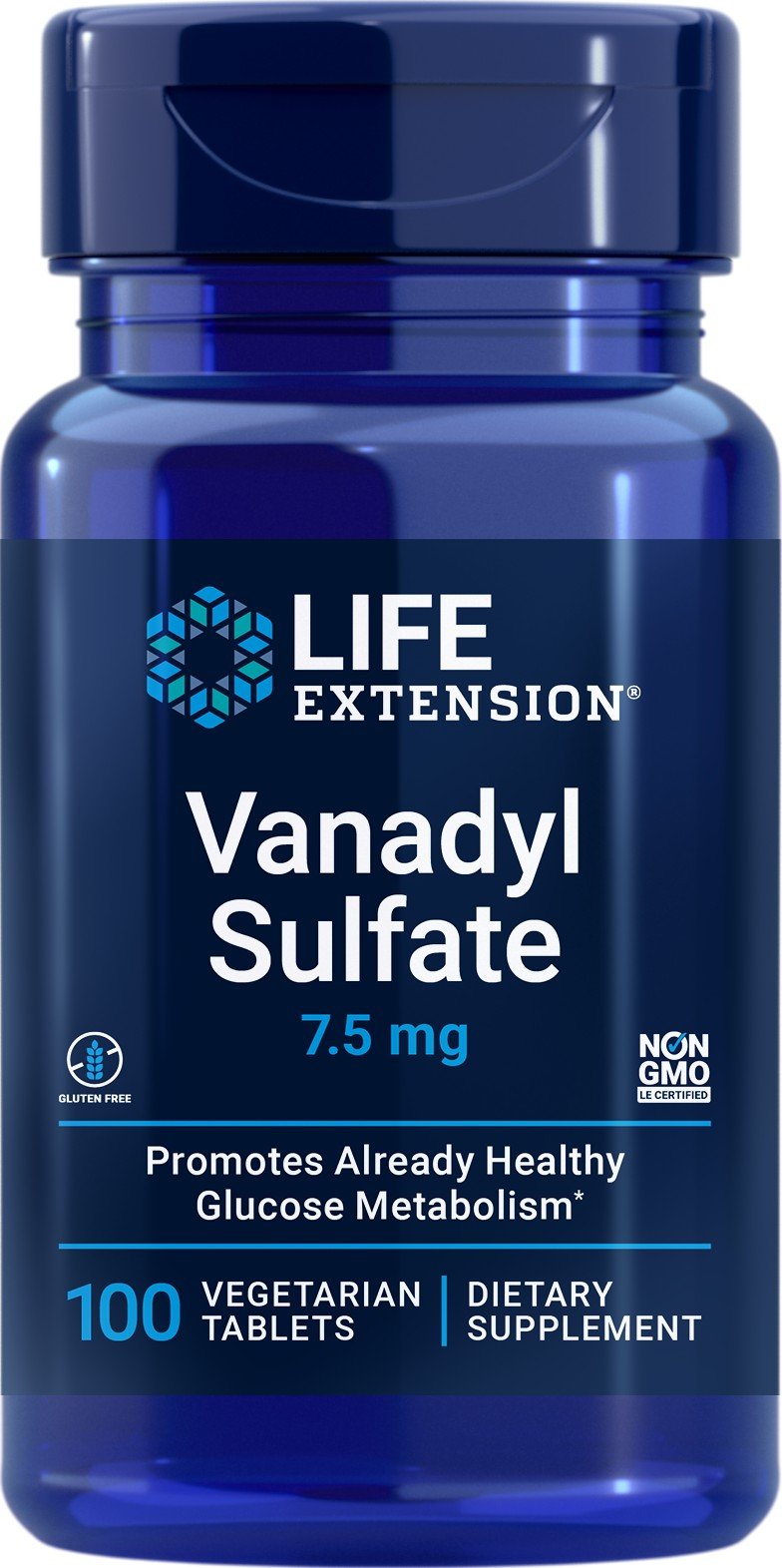 Life Extension Vanadyl Sulfate 7.5 mg 100 Vegetarian Tablet