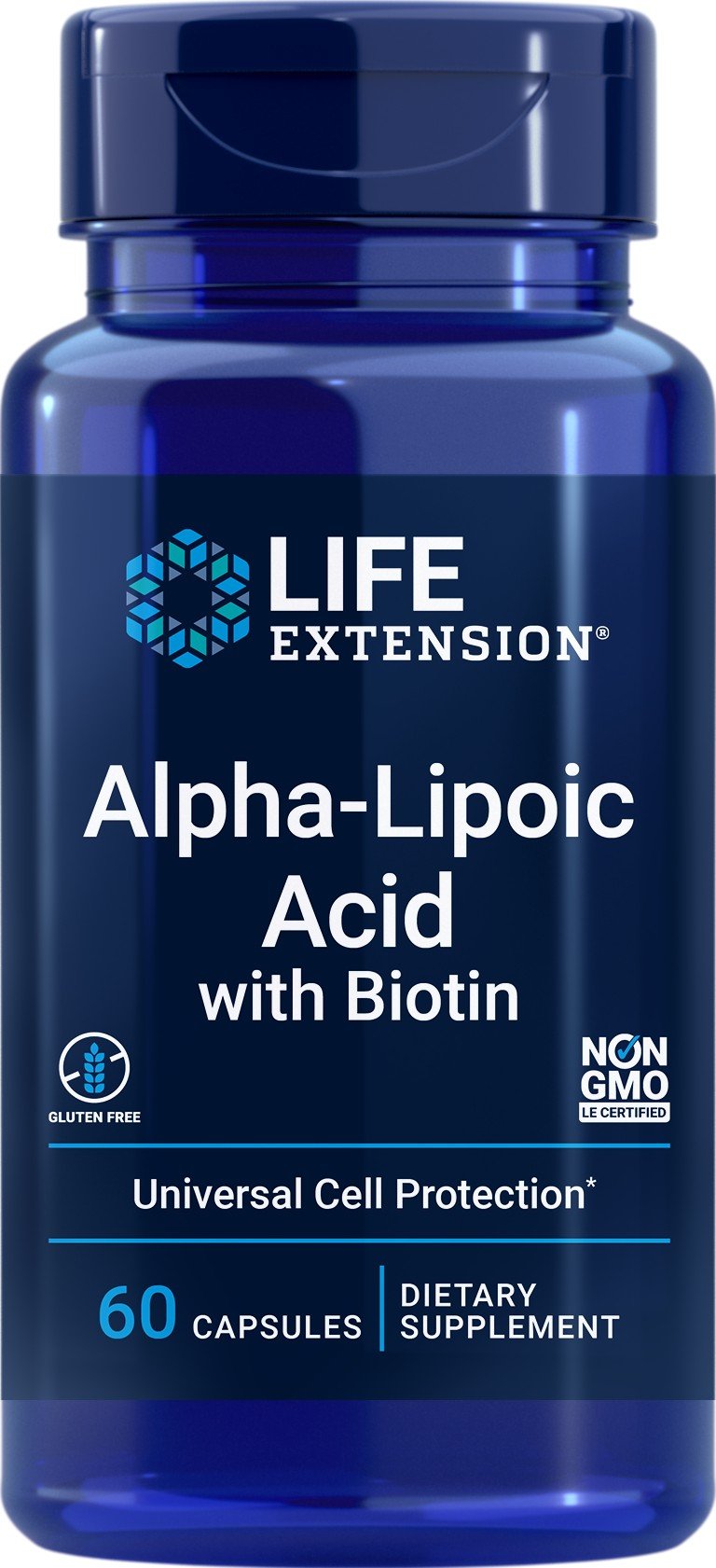 Life Extension Super Alpha Lipoic Acid w/Biotin 250mg 60 Capsule