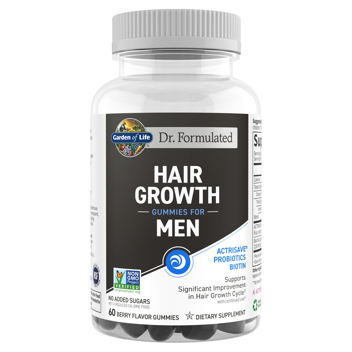 Garden of Life Dr. Formulated-Mens Hair Growth 60 Gummy