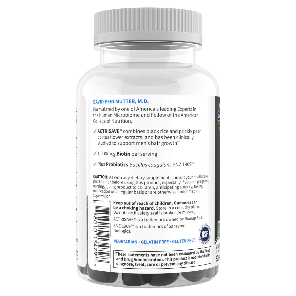 Garden of Life Dr. Formulated-Mens Hair Growth 60 Gummy