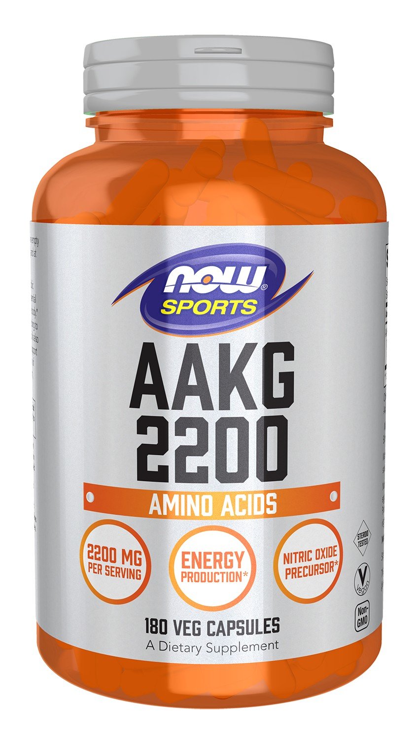 Now Foods AAKG 2200 180 Vegetarian Capsule