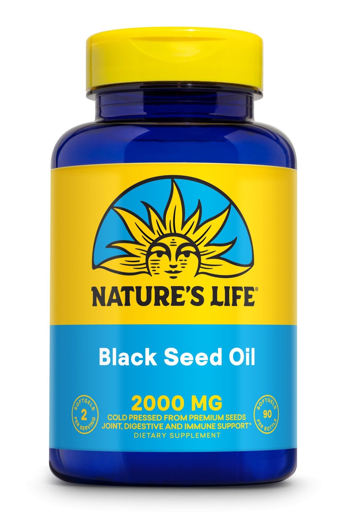 Natures Life Black Seed Oil, Cold Pressed 90 Softgel