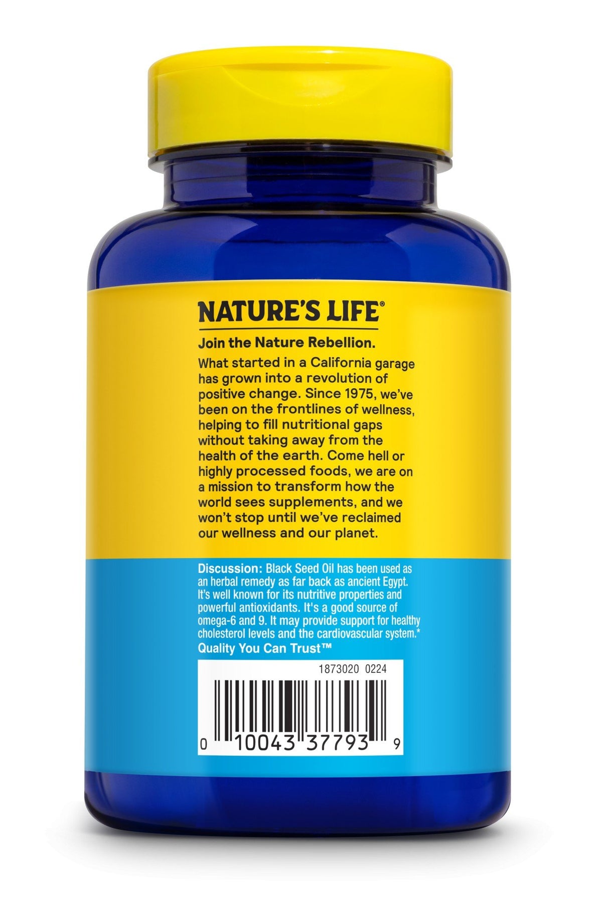 Natures Life Black Seed Oil, Cold Pressed 90 Softgel