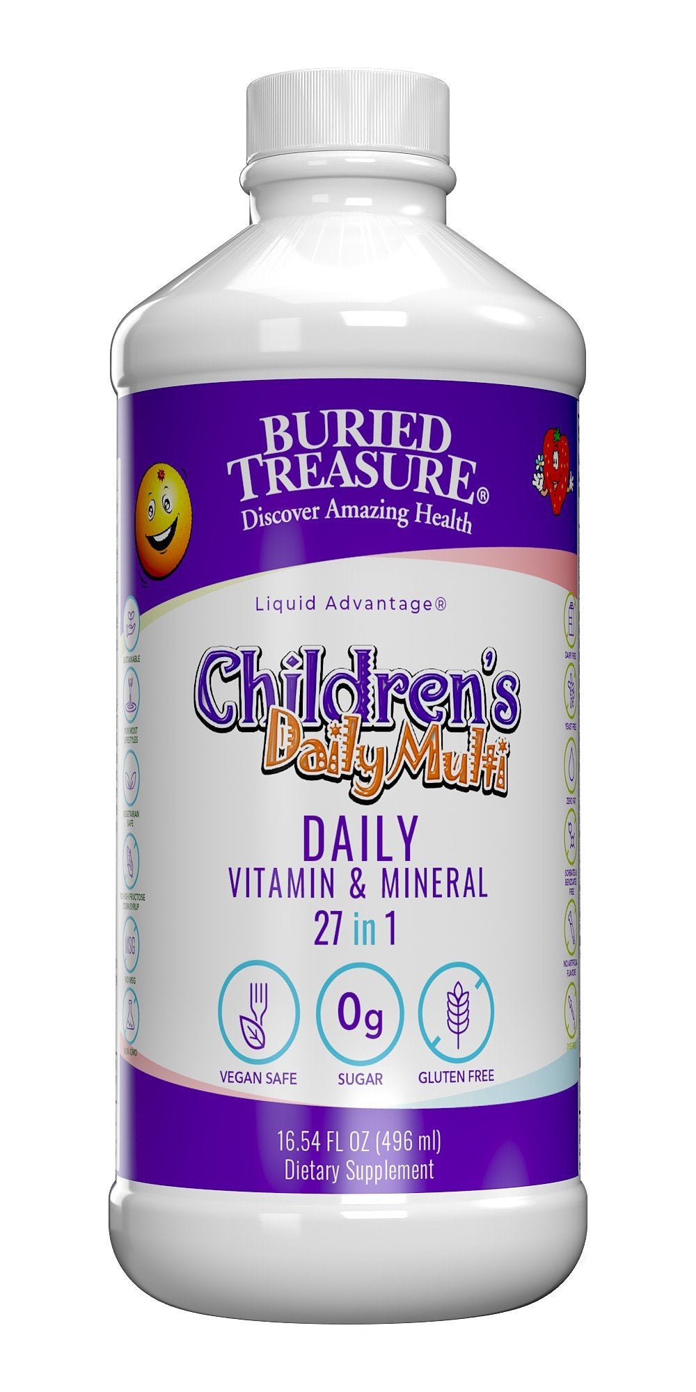 Buried Treasure Children's Daily Multi - Fruit Splash 16 oz Liquid